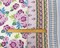 Purple-Multi Poly Floral Border Print Yoryu Chiffon Woven Fabric By the Yard